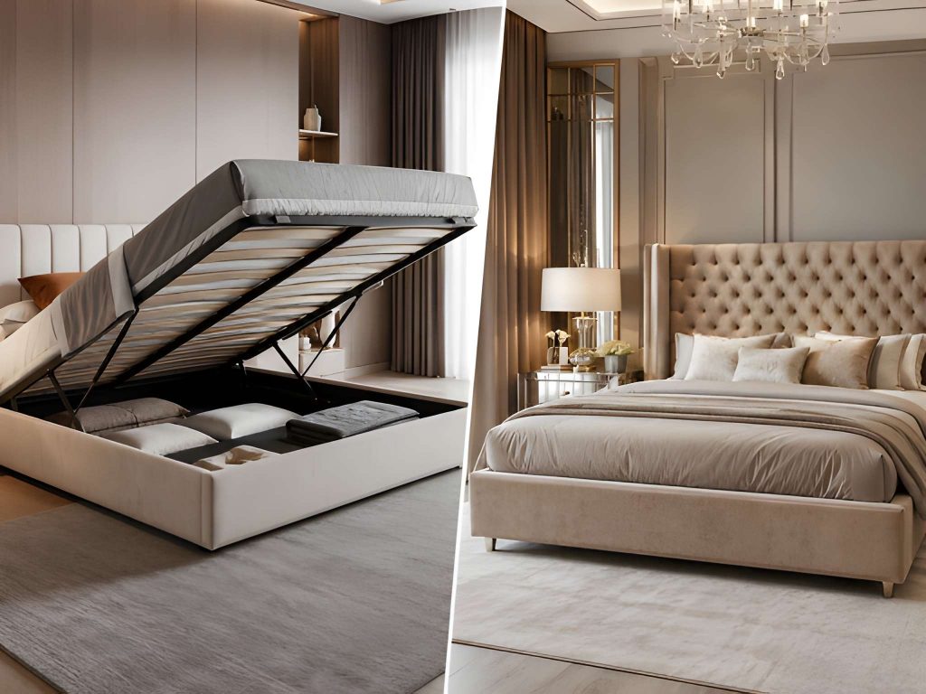 Ottoman vs luxury bed designs comparison