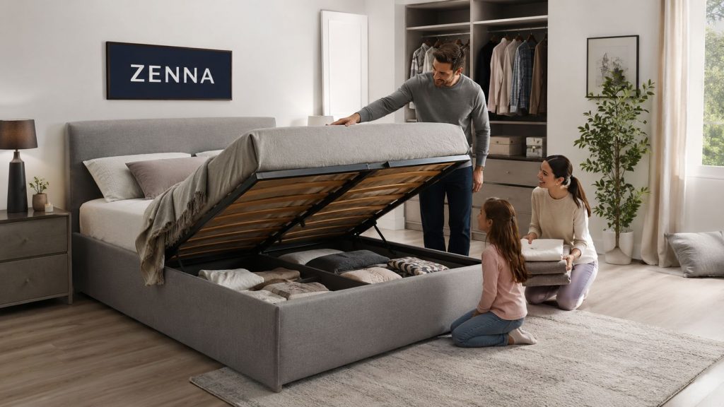Storage beds for families